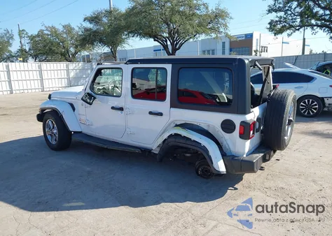 2021 Jeep Wrangler Unlimited Sahara 4X4 from USA, damaged, VIN 1C4HJXEN4MW525322